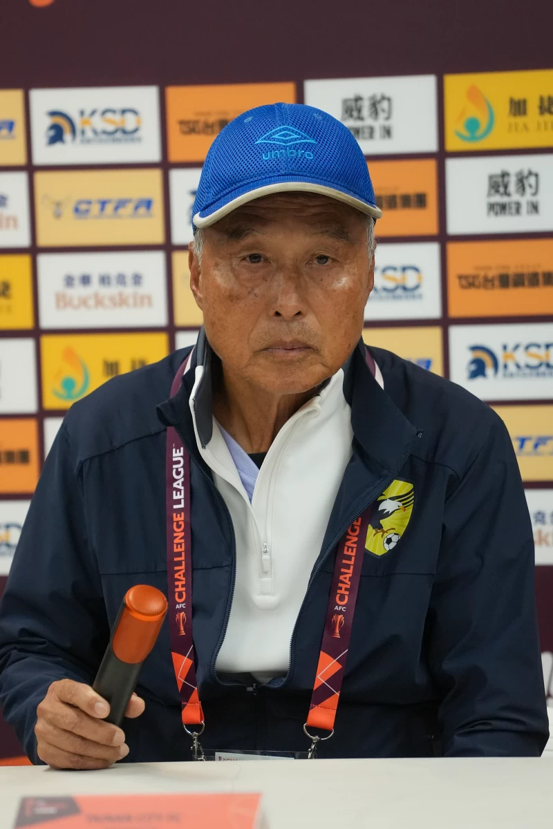 南市台鋼總教練張生平。中華足協提供