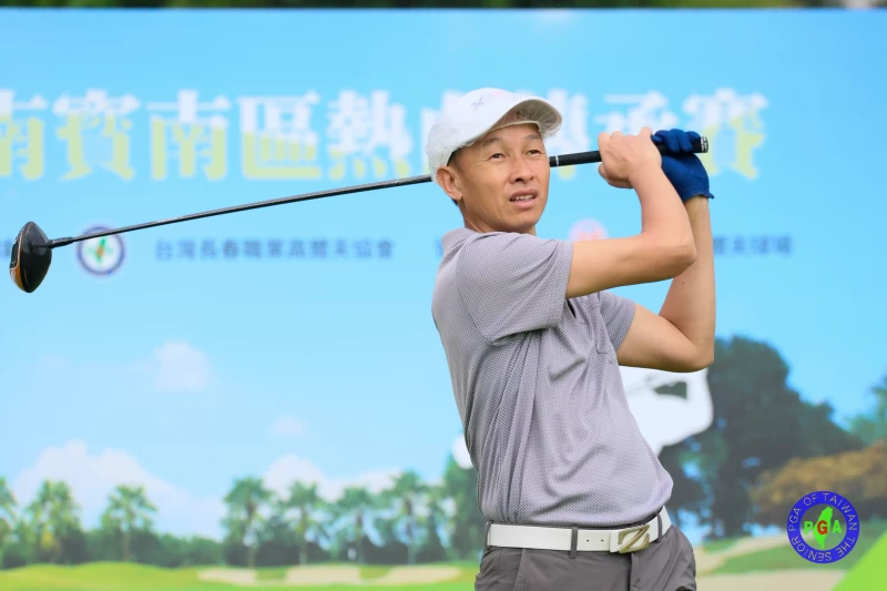 第一回合許孟男以69桿-3獨居領先位置。林聖凱攝影