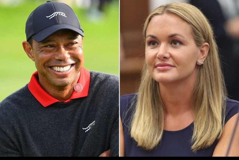 伍茲傳出正在與凡妮莎·川普(Vanessa Trump)交往。摘自推特
