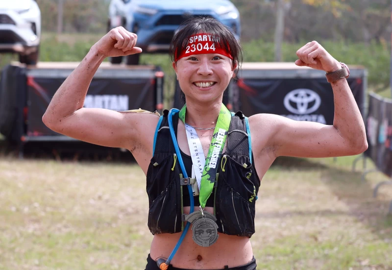 王南評熱愛運動奪下女子總排第一。大會提供