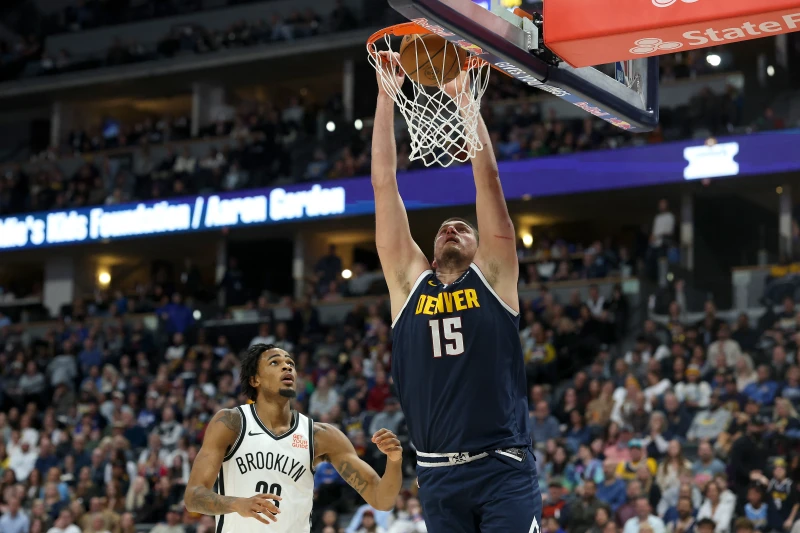 金塊當家「小丑」約基奇（Nikola Jokic）創下一項驚人紀錄。法新社