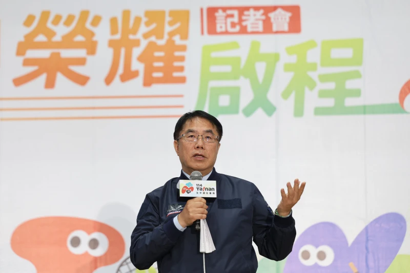 臺南市長黃偉哲。李天助攝