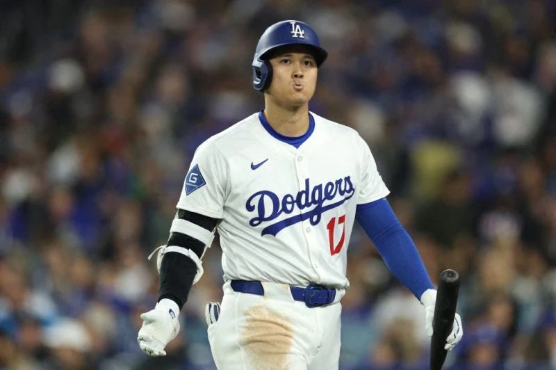 大谷翔平又成為球衣銷售王。法新社