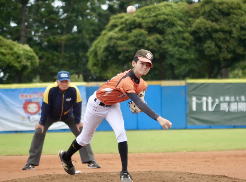 彭凱彥7局完封勝。吳敏欣攝