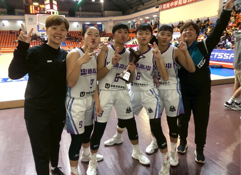 忠明第三名隊史最佳。高中體總提供