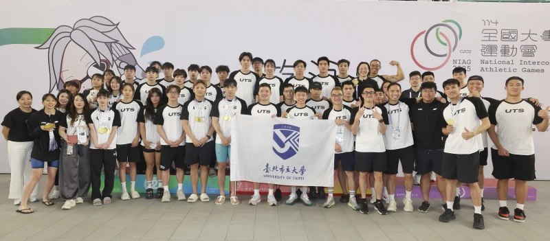 北市大泳隊連兩年全大運摘下23金。大會提供