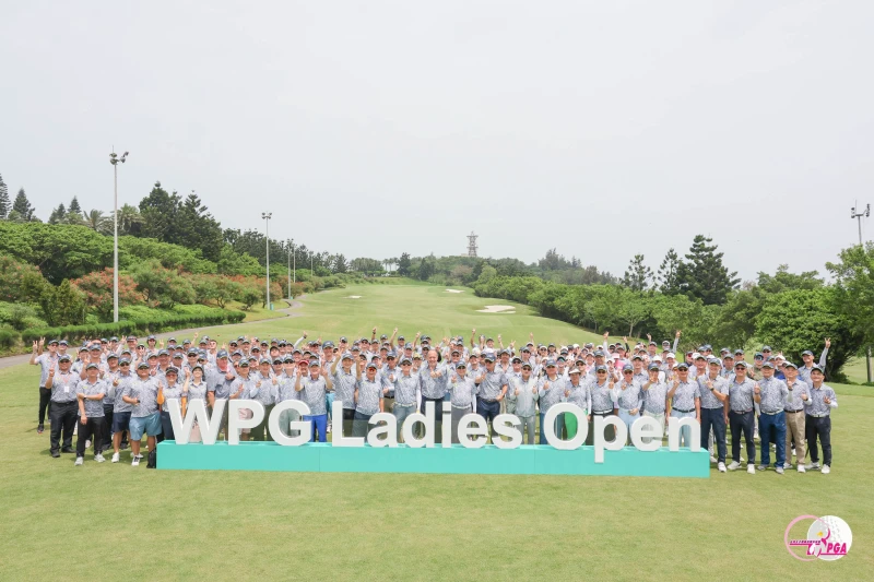 大聯大女子高爾夫公開賽-配對賽大合照。Tlpga提供／葉勇宏攝