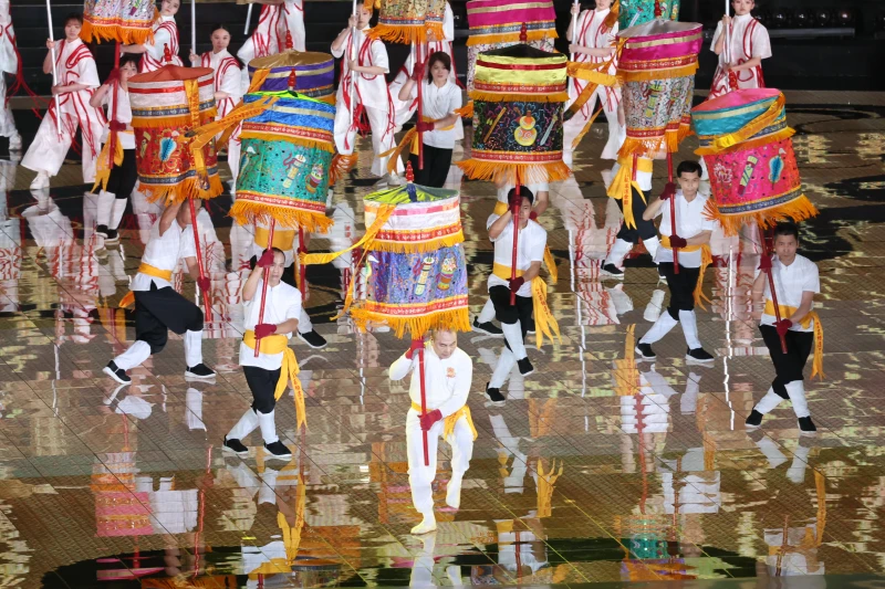 開幕典禮充滿台灣味。李天助攝