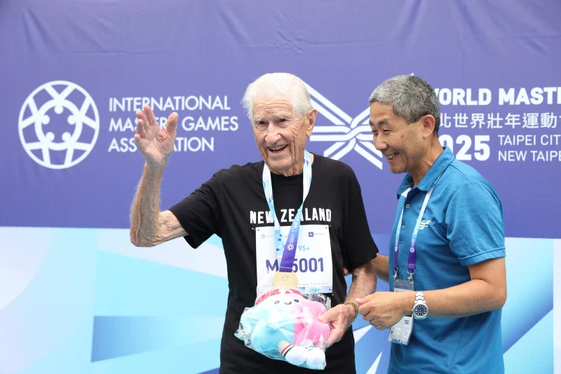 Allan Martin田徑100公尺以29秒整奪金。大會提供