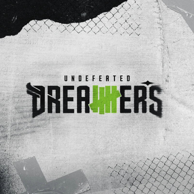 Dreamers X Undefeated Logo。官方提供