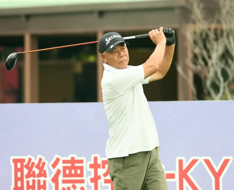 2025聯德控股長春公開賽第一回合林根基69桿以-3暫並列第四。鍾豐榮攝影