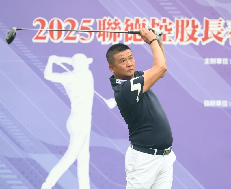 2025聯德控股長春公開賽第一回合陳科維68桿以-4暫並列第一。鍾豐榮攝影