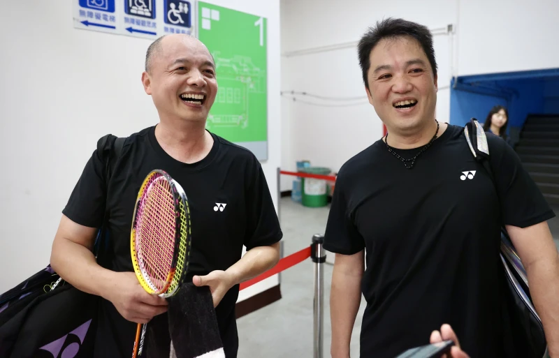 臺中后里組合劉英雄(左)和楊志宇(右)一戰成名。大會提供