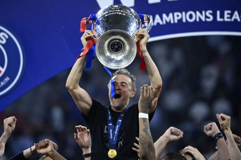 西班牙名帥恩里克重新改造PSG。法新社