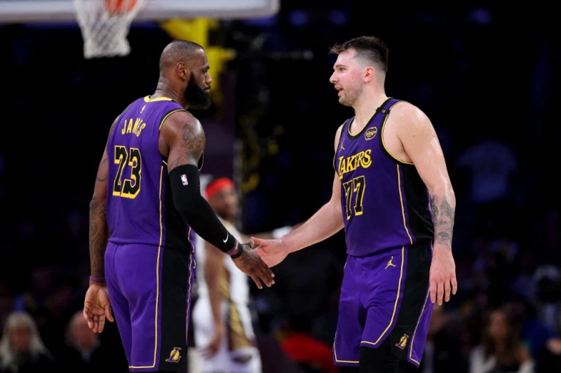 唐西奇(Luka Doncic)受不了洛杉磯的交通。法新社