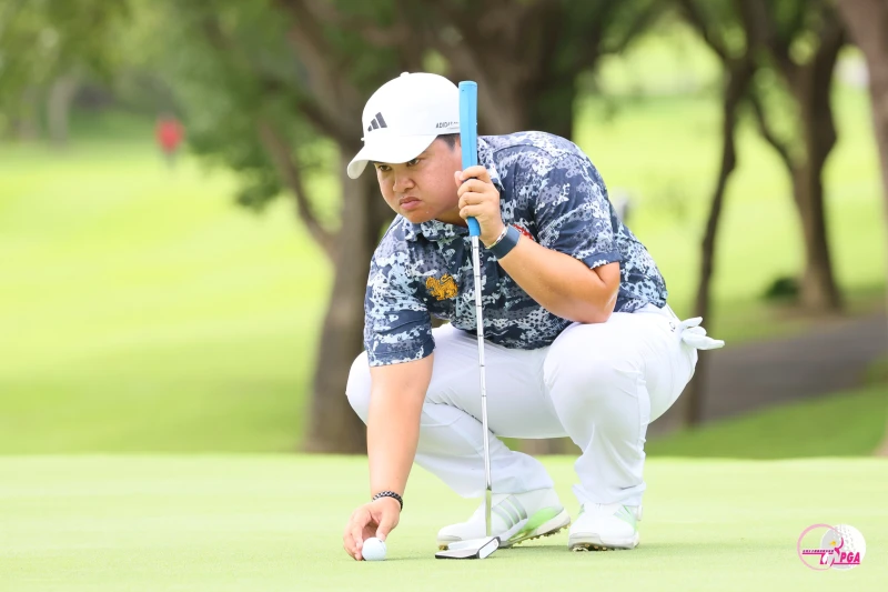 泰國女將帕查拉朱達以兩回合總桿140桿-6暫居第三。Tlpga ／葉勇宏攝