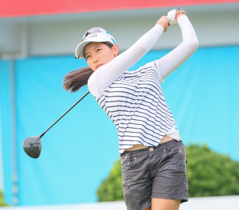周怡岑以三回合總桿213桿-6並列第五是台灣選手中成績最佳。Tlpga／葉勇宏攝