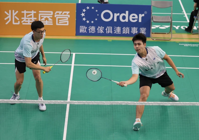 國體北商大李彥邵／胡鎮顯。羽協提供
