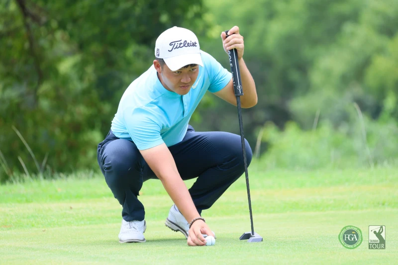 李昭樺以70桿-2暫並列第二。Tpga／林聖凱攝影