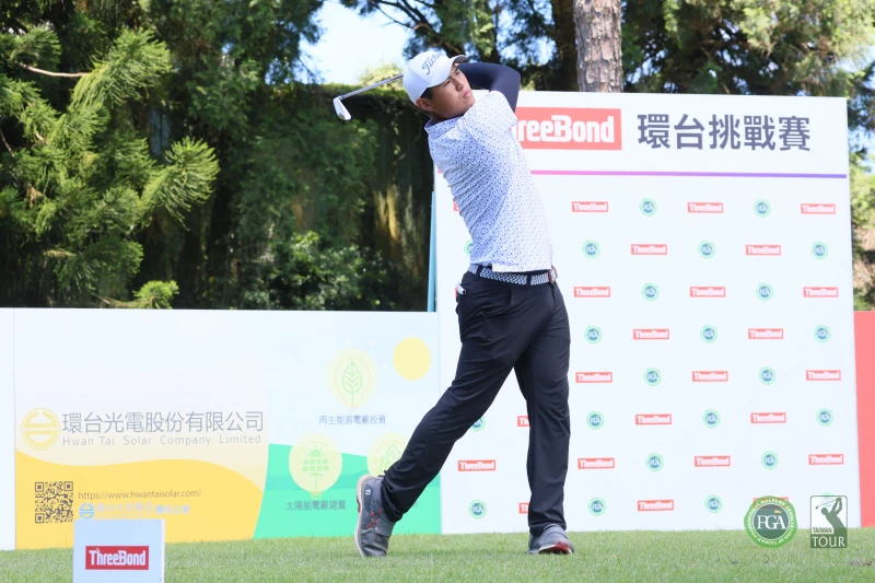 蔡凱任以70桿-2暫並列第二。Tpga／林聖凱攝影