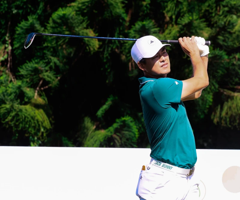 許立朋以70桿-2暫並列第二。Tpga／林聖凱攝影