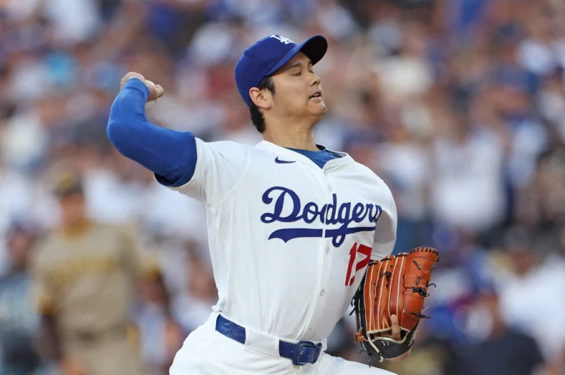 大谷翔平重返投手丘受到不少矚目。法新社