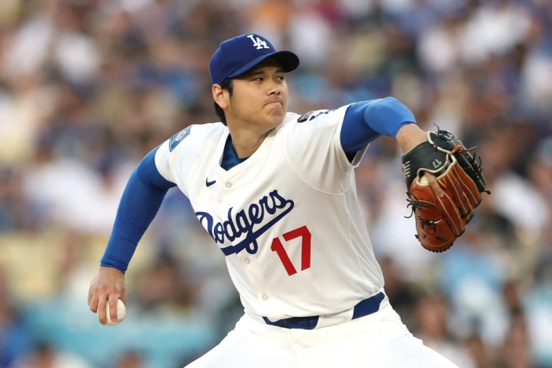 大谷翔平今天二刀流登板主投1局失1分退場。法新社