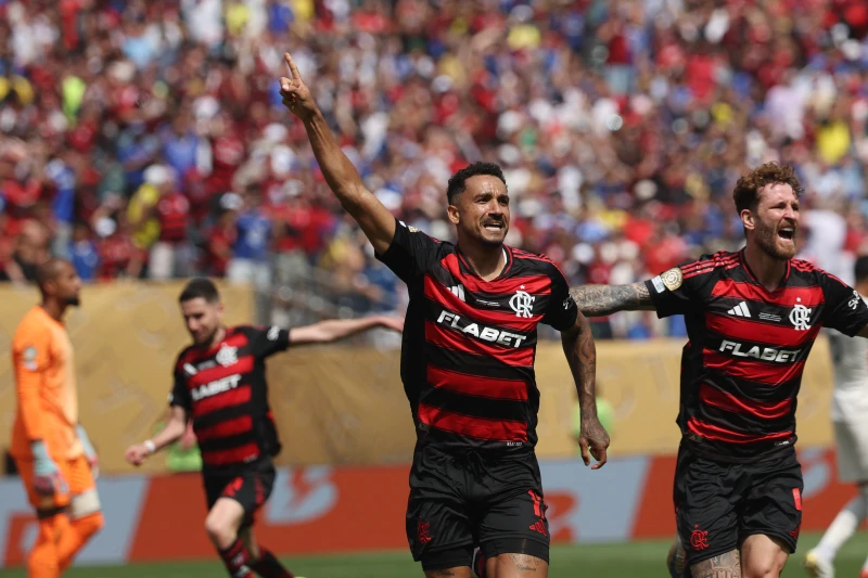巴西豪門弗朗明哥(Flamengo)提前晉級16強。法新社