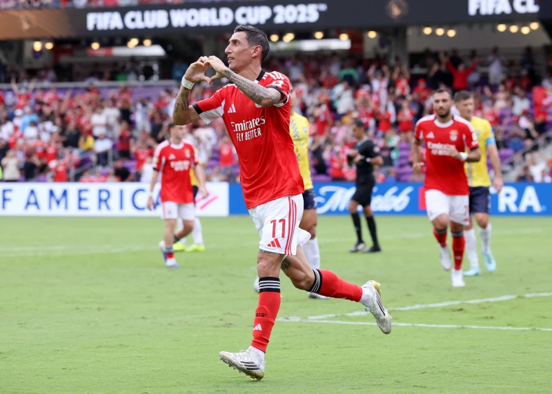阿根廷球星迪馬利亞(Angel Di Maria)兩度12碼破門建功。摘自南美洲聯推特