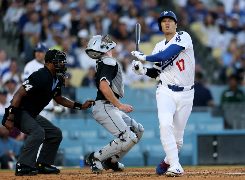 大谷翔平炸賽季No.30挺同鄉。法新社