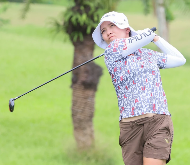 盧曉晴以三回合總桿204桿-12逆轉奪下冠軍。Tlpga／葉勇宏攝
