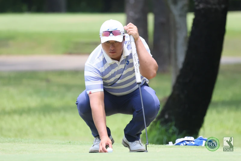 高藤以三回合總桿201桿-15暫並列第二。Tpga／林聖凱攝影 