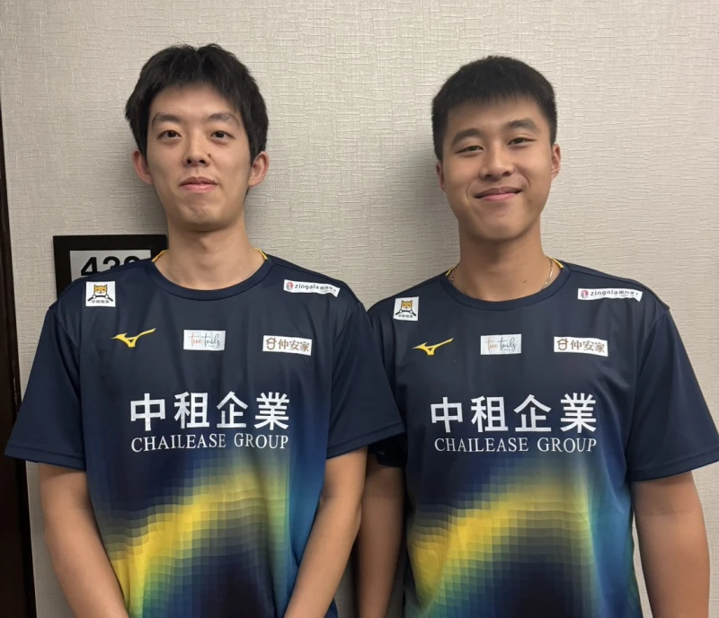 中租新合魏俊緯／楊博智首度晉級超級300賽男雙4強。中租提供