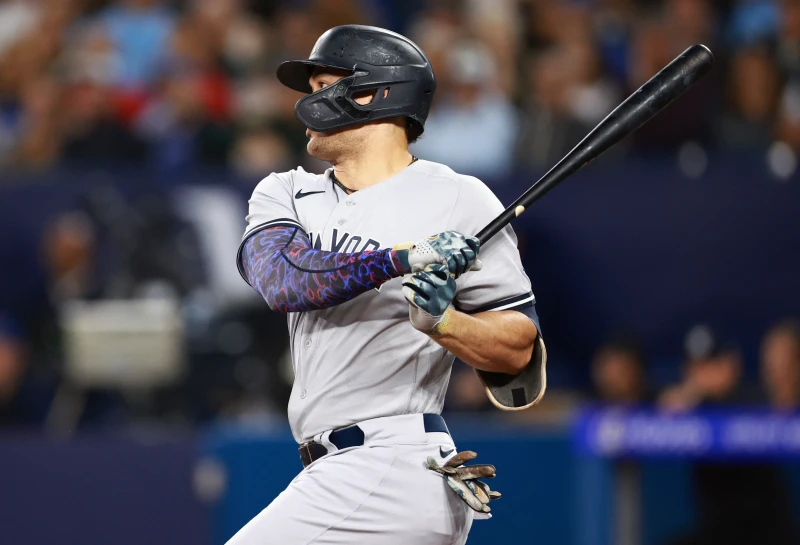 「怪力男」史坦頓（Giancarlo Stanton）敲出了自己16年生涯的首次代打轟。法新社
