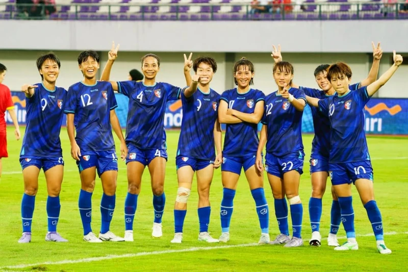 台灣女足打出近12年對中國最佳表現。資料照片