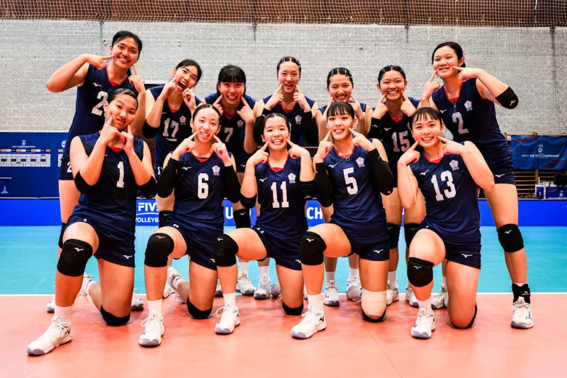 平均身高不到170公分連勝歐美對手 U19世錦賽獲第11名。Fivb提供