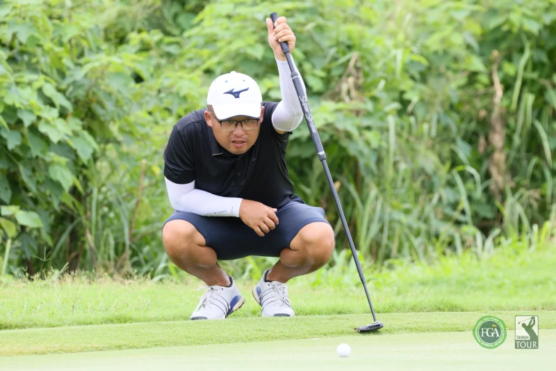 劉嚴鴻以兩回合總桿140桿-4暫列第四。Tpga／林聖凱攝影