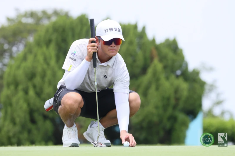 劉永華以兩回合總桿139桿-5暫並列第一。Tpga／林聖凱攝影 