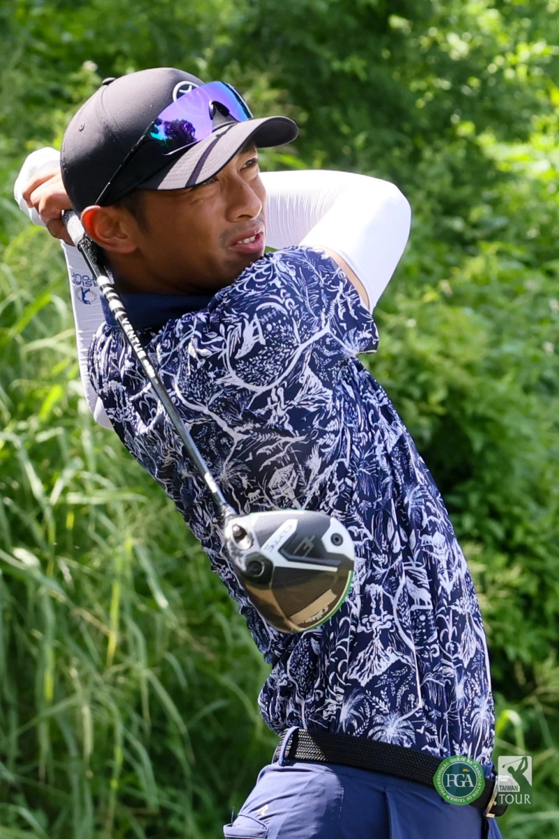 王偉軒以兩回合總桿141桿-3暫並列第五。Tpga／林聖凱攝影