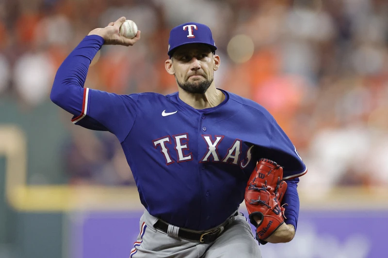 德州遊騎兵王牌先發伊瓦迪（Nathan Eovaldi）上半季繳出防禦率1.58的成績單。法新社