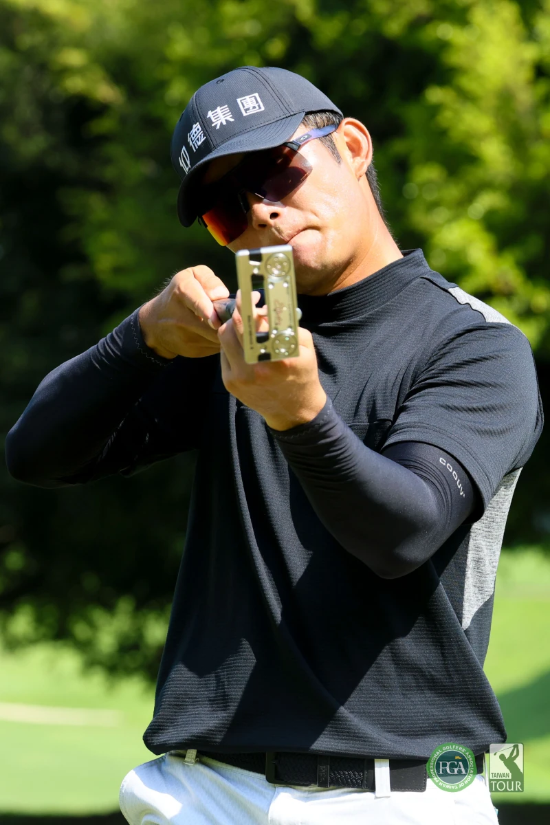 劉永華以三回合總桿210桿-6暫居第一。Tpga ／林聖凱攝影 