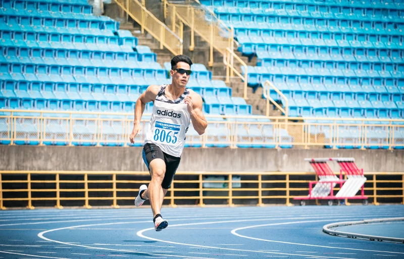 台灣最速男楊俊瀚今年全運備戰。前勁國際提供
