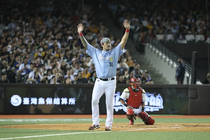 林智勝參加生涯最後一次明星賽。中職提供