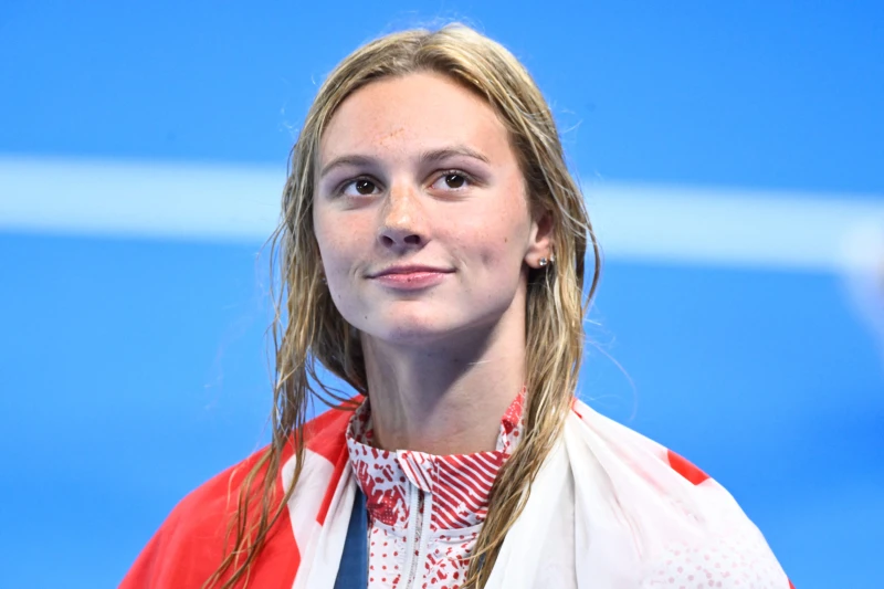 加拿大游泳天才少女麥金托什(Summer McIntosh)準備在今年世錦賽閃耀全球。法新社