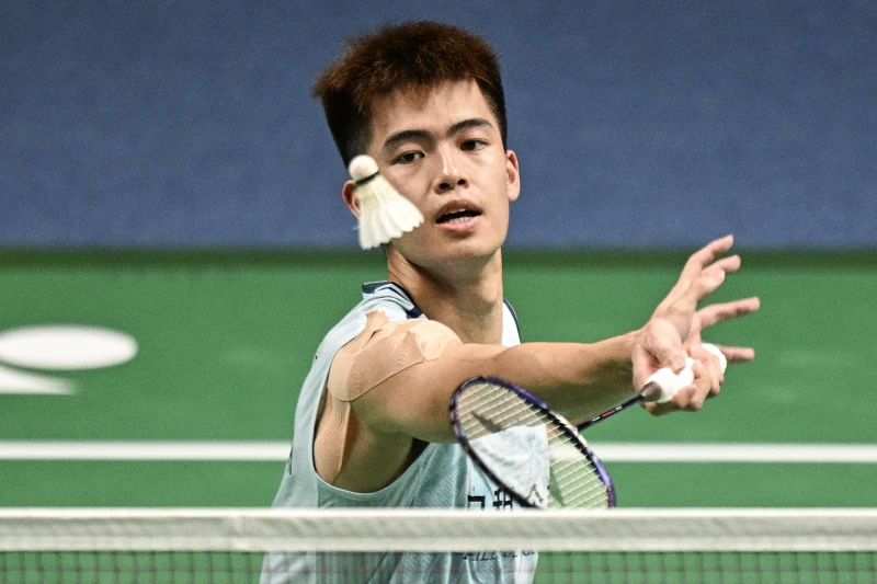 李佳豪輕鬆晉中羽男單16強。法新社