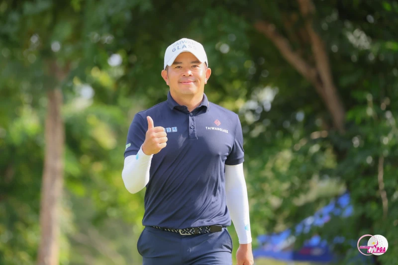 詹世昌以三回合總桿206桿-10並列第7名。Tlpga／葉勇宏攝