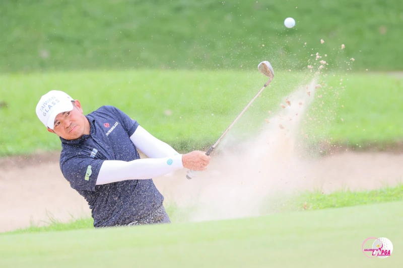 詹世昌以三回合總桿206桿-10並列第7名。Tlpga／葉勇宏攝