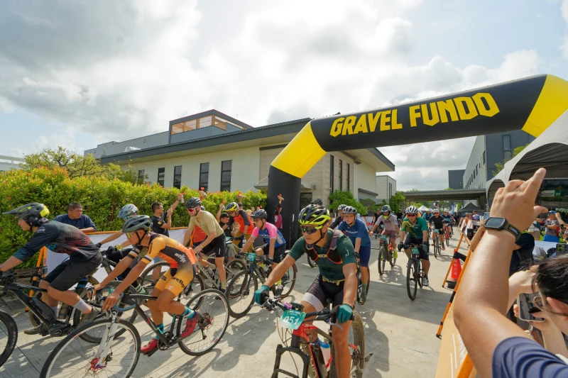 台灣最主流的Off Road賽事，2025 Gravel Fundo台南年終站。輪動台灣運動協會提供