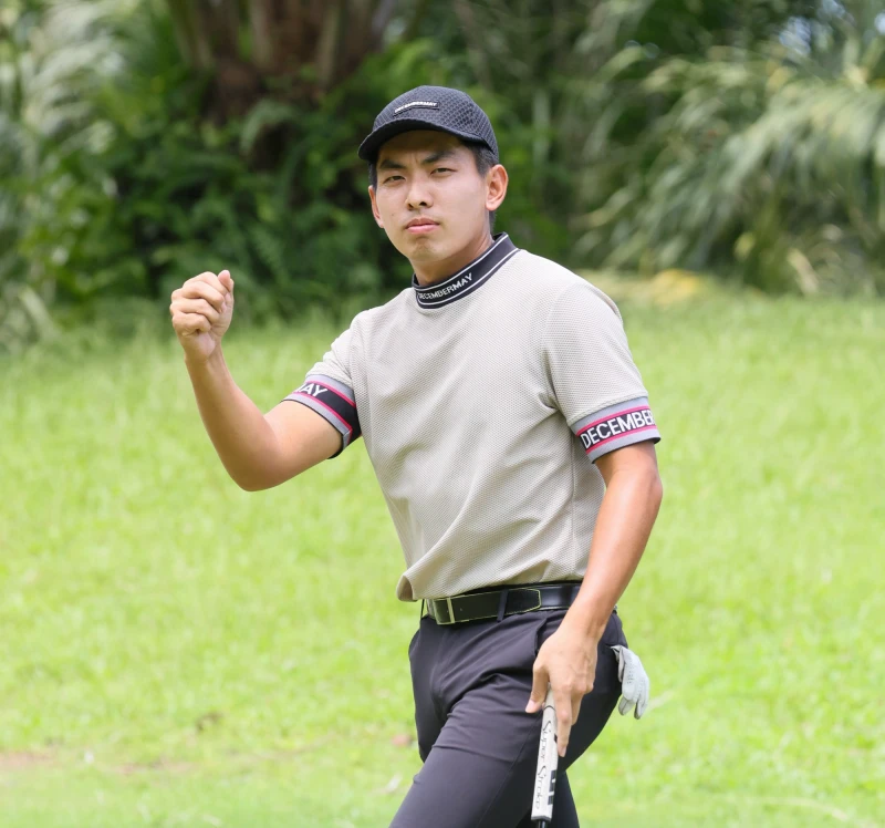 呂孫儀以兩回合總桿134桿-10暫並列第六。Tpga／林聖凱攝影