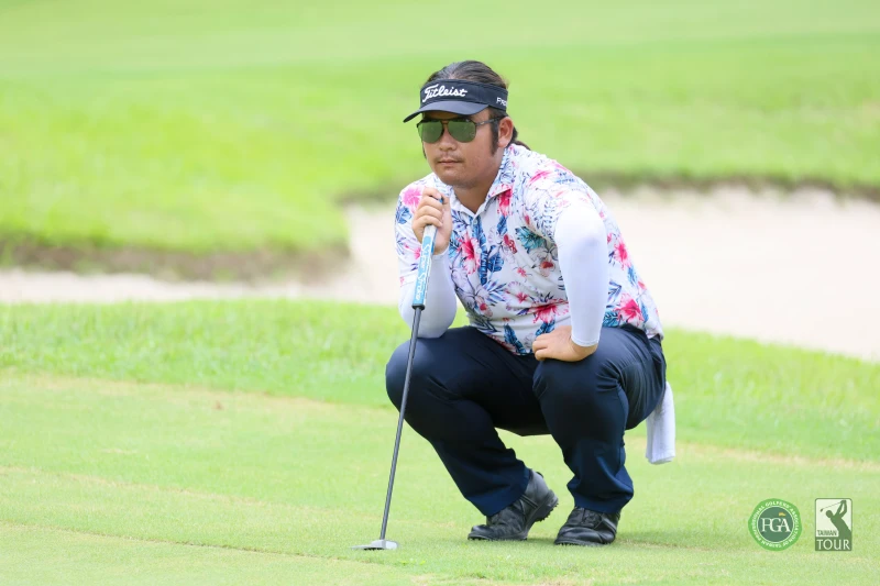 丁子軒以三回合總桿198-18暫並列第一。Tpga／林聖凱攝影